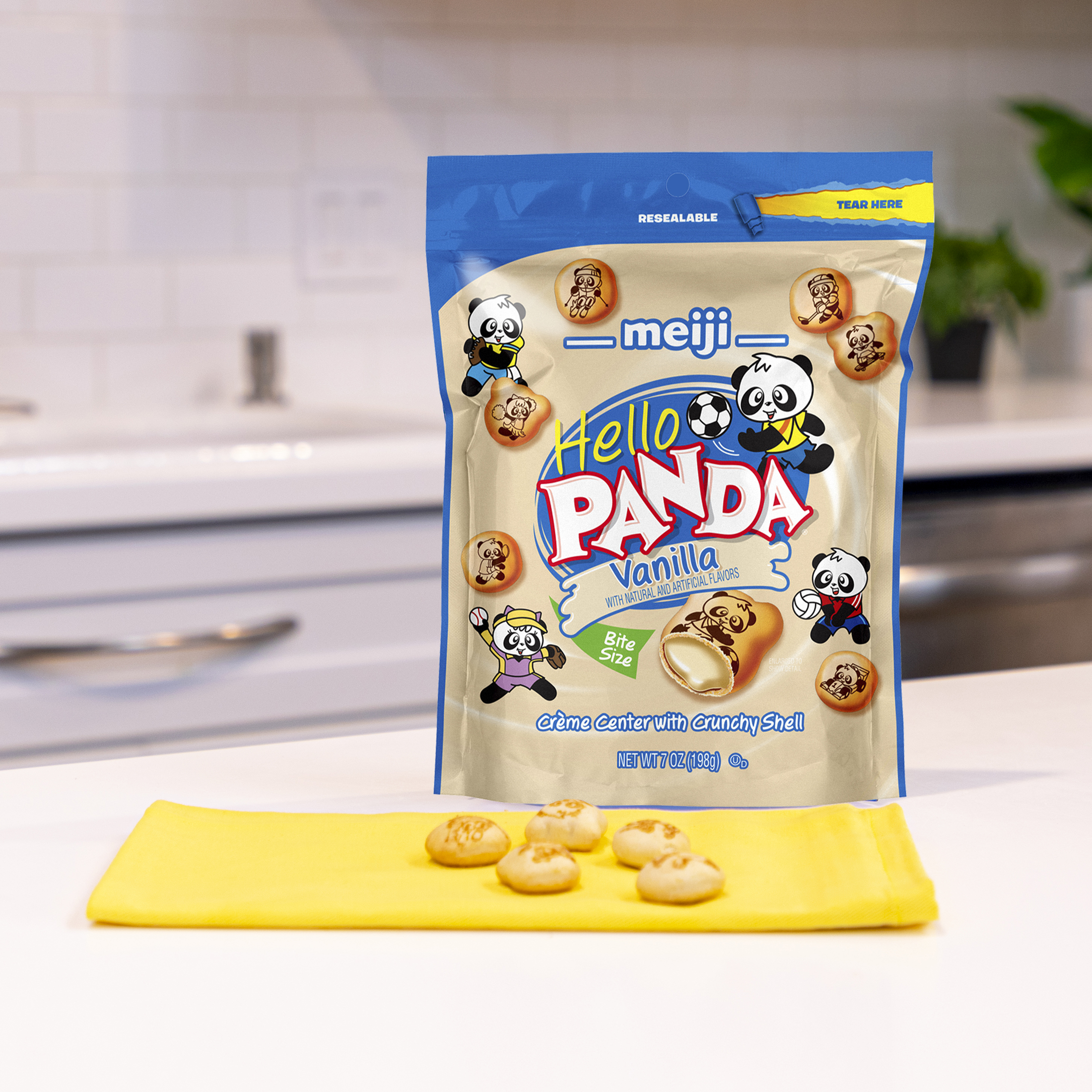 Meiji Hello Panda Vanilla Pouch 7oz 1/6ct