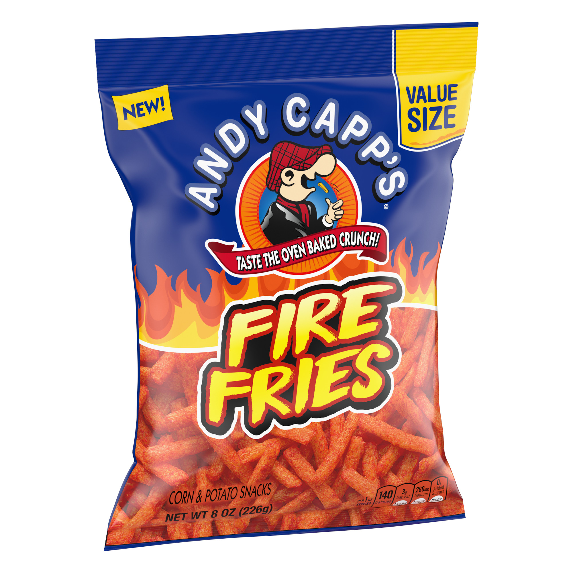 Andy Capp's 8/8 Oz Fire Fries Unpriced 8oz 1/8ct