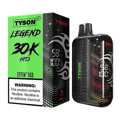 tyson - tyson 30k puff 5pack EFFIN' FAB