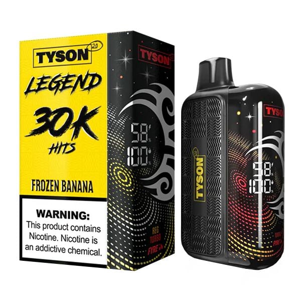 tyson - tyson 30k puff 5pack frozen banana
