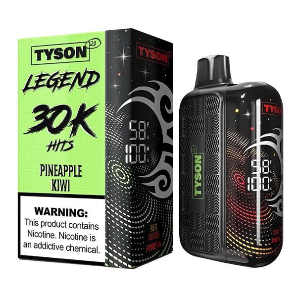 tyson - tyson 30k puff 5pack PINEAPPLE kiwi