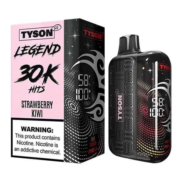 tyson - tyson 30k puff 5pack strawberry kiwi